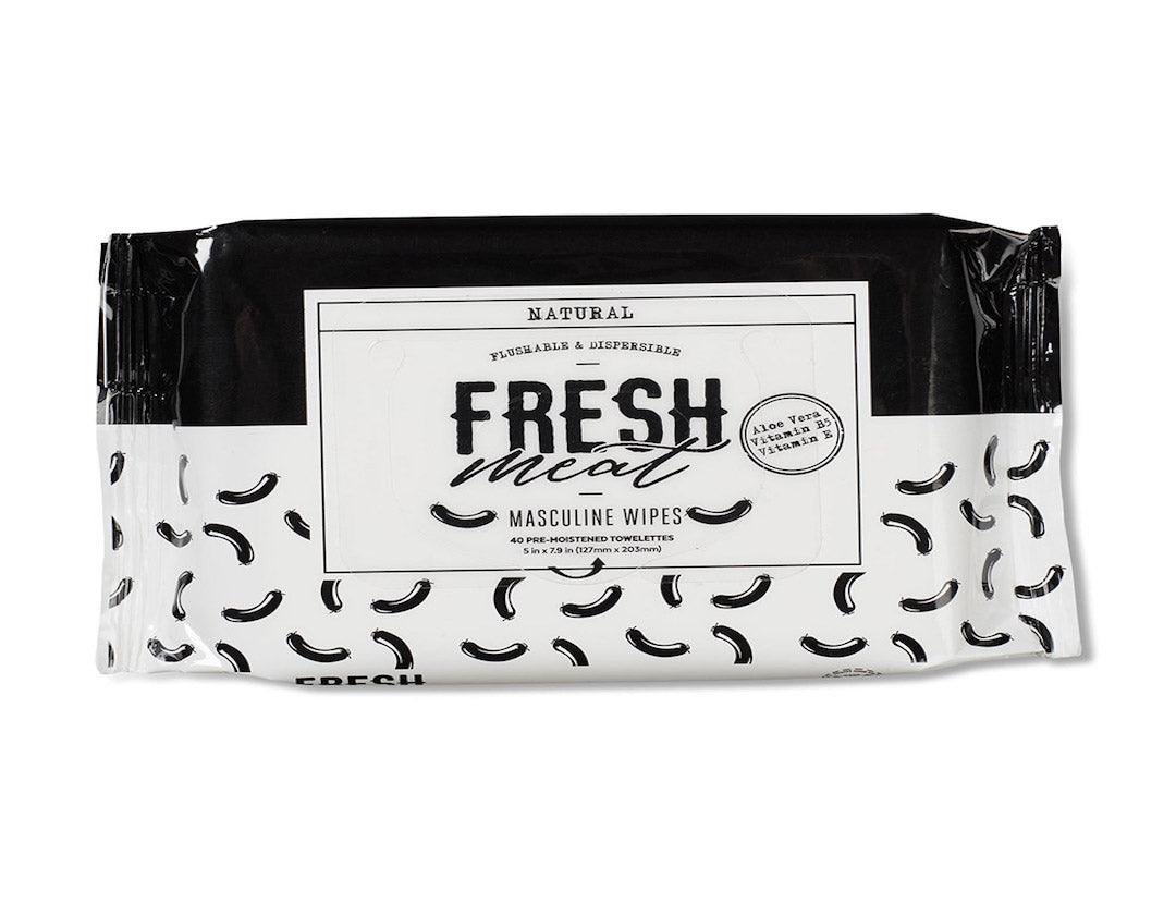 Introducing Fresh Meat Masculine Wipes Scotch Porter