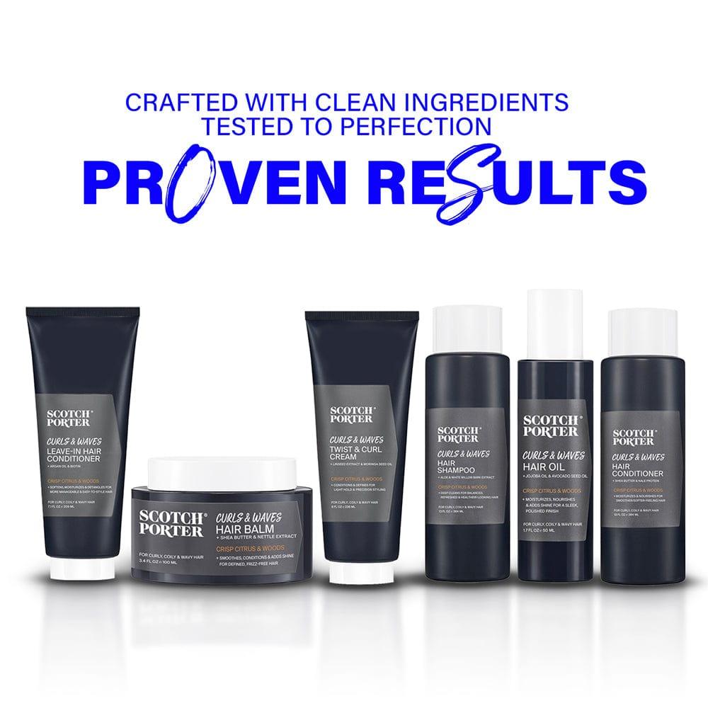 Curls & Waves Hair Conditioner for Men - Scotch Porter