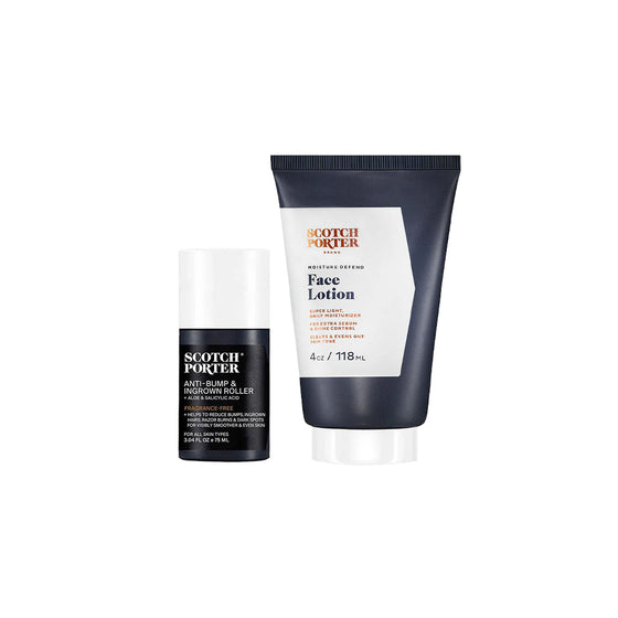 Scotch Porter Post-Shave Care Comparison: Post-Trim Face Recovery Set vs Anti-Bump & Ingrown Roller (2026)