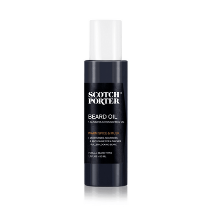 Beard Grooming Kit for Black Men - Scotch Porter