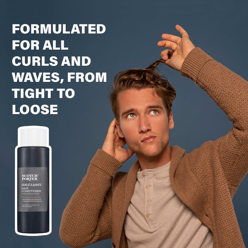 Curls & Waves Hair Conditioner for Men - Scotch Porter