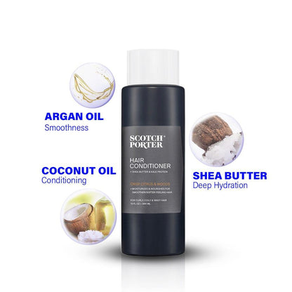 Curls & Waves Hair Conditioner for Men - Scotch Porter