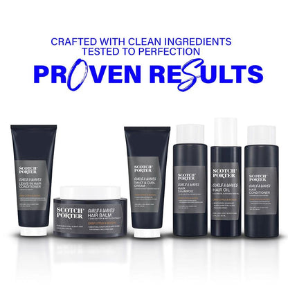 Curls & Waves Hair Conditioner for Men - Scotch Porter