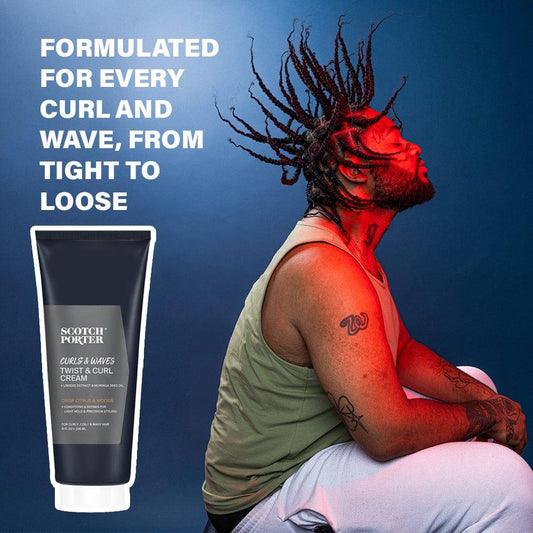 Curls & Waves Styling Gel for Men - Scotch Porter