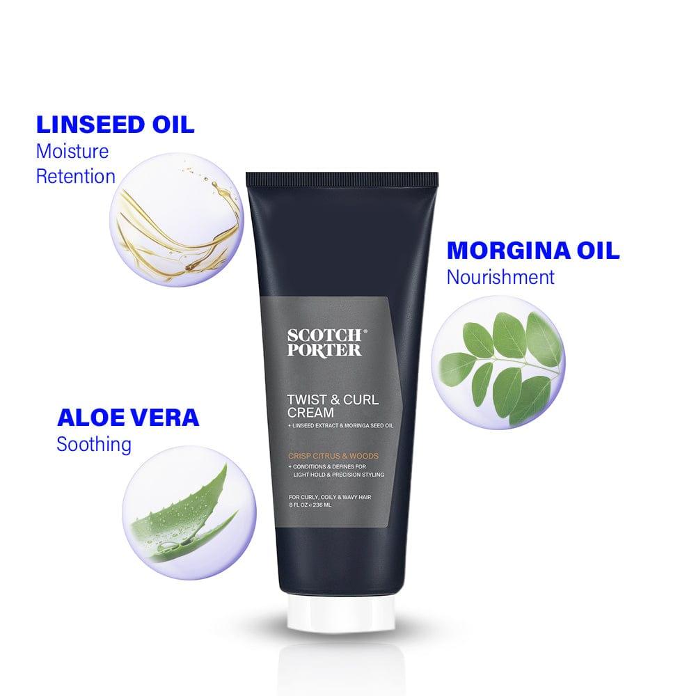 Curls & Waves Styling Gel for Men - Scotch Porter