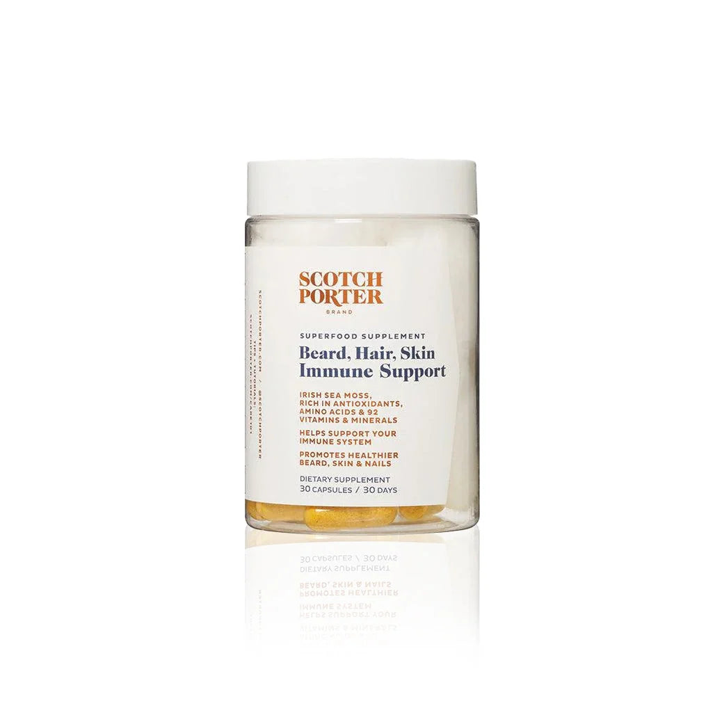 Superfood Beard, Hair & Skin Immune Support 30 Day Supply
