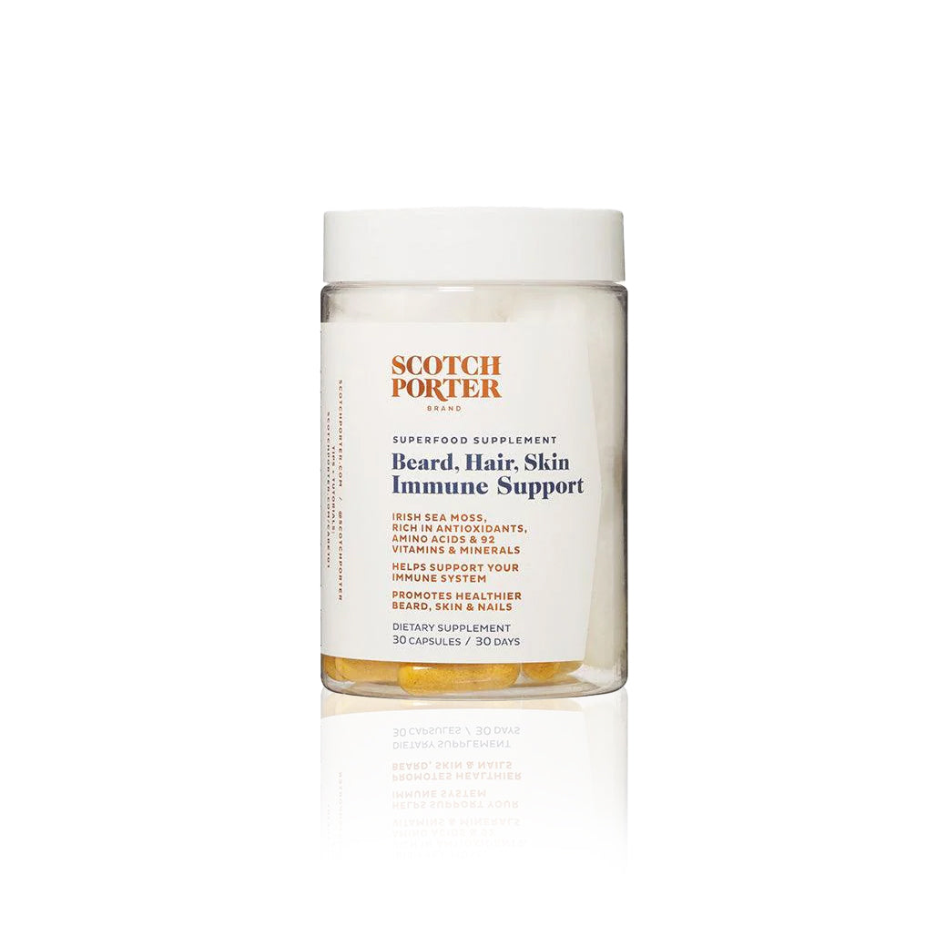Superfood Beard, Hair & Skin Immune Support 30 Day Supply