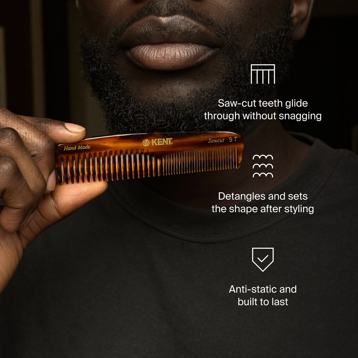 Kent Large Beard Comb
